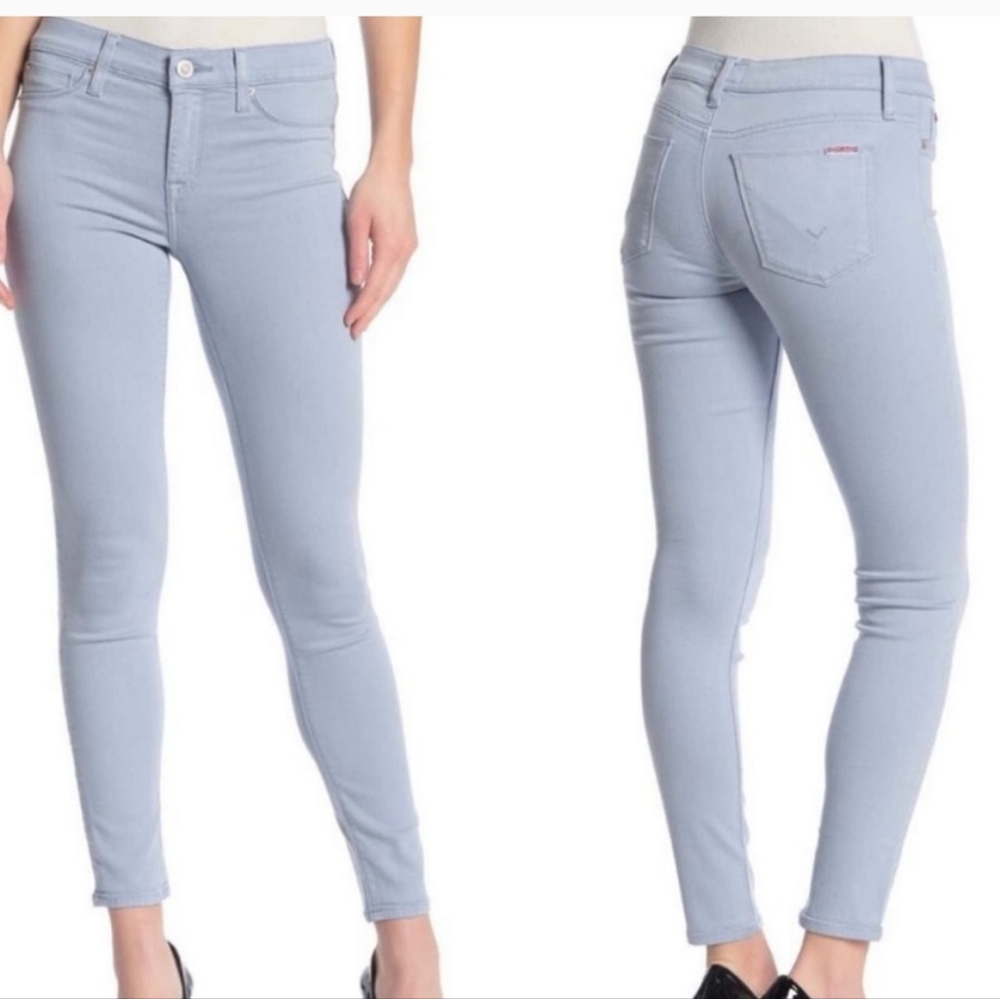 NWT Hudson Gray Mid Rise Ankle Natalie Super Skinny Jeans